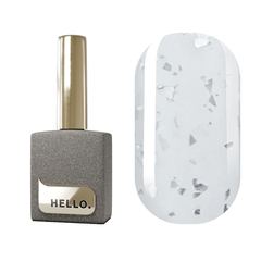 Топ HELLO Silver matte матовый без липкого слоя, 15 мл, назначение