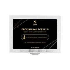 Верхние формы F.O.X Decking Nail form 2.0 современный миндаль, 120 шт, назначение