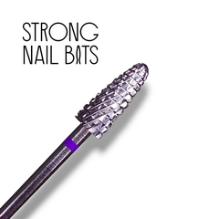 Фреза твердосплавна STRONG NAIL BITS PREMIUM кукурудза фіолетова 0,50 см, призначення