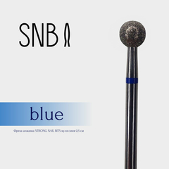 Фреза алмазна STRONG NAIL BITS куля синя 0,5 мм, Інший варіант: 1 шт, призначення