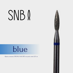 Фреза алмазна STRONG NAIL BITS полум'я синє 0,21 мм, Інший варіант: 1 шт, призначення