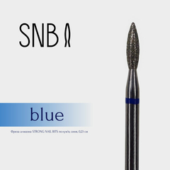 Фреза алмазна STRONG NAIL BITS полум'я синє 0,23 мм, Інший варіант: 1 шт, призначення