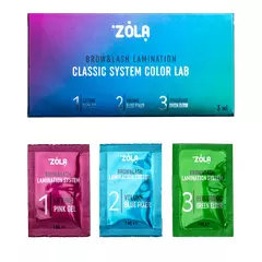 Набор для ламинирования ZOLA Color Lab в саше Step 1, 2, 3 (3x1 мл), назначение