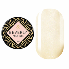 F.O.X PolyGel Beverly №004, бежевый с микроблеском, 30 мл