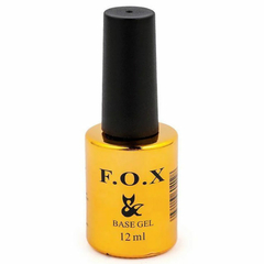 F.O.X. Base Rubber, база с липким слоем, 12 мл, Выбор объема: 12 мл