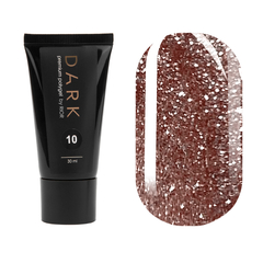 DARK PolyGel 10 shimmer, 30 мл, Выбор объема: 30 мл, Выбор оттенка: №10