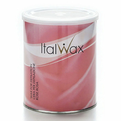 Теплый воск в банке ItalWax "Роза", 800 мл