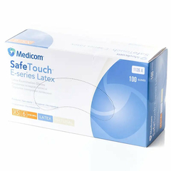 Рукавички нітрил Medicom неопудрені, білі, розмір XS, Розмір: XS