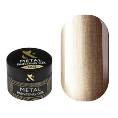 Гель-краска F.O.X paiting gel №3 золото, 5 мл