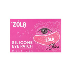 Патчи силиконовые ZOLA многоразовые для глаз (1 пара), малиновые
