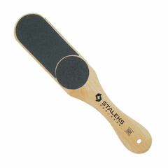 Терка для педикюра, деревянная Staleks Beauty&Care10/1 (100/180) grit