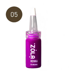 Хна профессиональная для бровей ZOLA Henna 05 Brown, 10 г