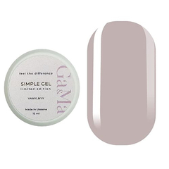 Гель Ga&Ma Simple gel Limited edition Ванільний, 15 мл