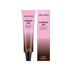 Краска для бровей и ресниц с кератином Nikk Mole, тон Dark brown