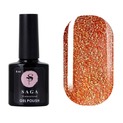 Гель-лак Saga Professional Fiery gel № 22 светоотражающий, 9 мл