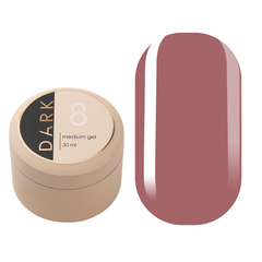DARK Medium Gel №8, 30 мл, без пензлика, Вибір об'єму: 30 мл