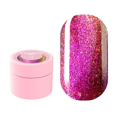 Гель-глиттер LUNA Rainbow Gel №4, 5 мл, Выбор оттенка: №4