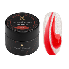 Гель-краска витражная F.O.X Art-paint Vitrage Red, 10 мл