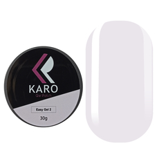 Гель Karo Easy Gel №2 молочный с сиреневым оттенком, 30 г, назначение