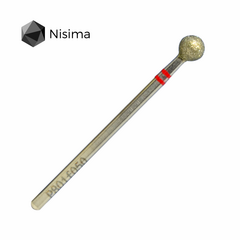 Насадка NISIMA алмазная шар 5мм красная P801f050
