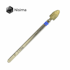 Насадка NISIMA алмазная закругленный конус синяя P_115mK