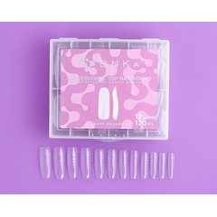 Верхние формы DNKa Top Nail Forms Soft Square, 120 шт