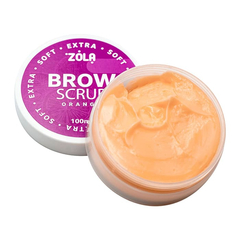 Скраб для бровей ZOLA Extra Soft Апельсин, 100 мл