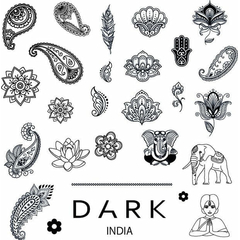Пластина для стемпинга DARK India