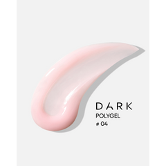 DARK PolyGel 04 (у тюбику), 30 мл, Вибір об'єму: 30 мл, Вибір відтінку: №4