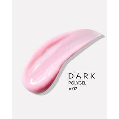 DARK PolyGel 07 (у тюбику), 30 мл, Вибір об'єму: 30 мл, Вибір відтінку: №7