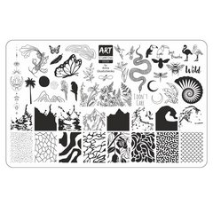 Пластина для стемпинга Art Stamping №0008