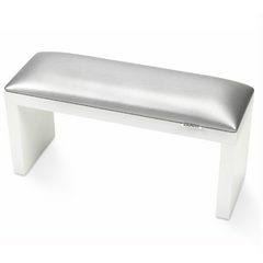 Подлокотник Spenvi для маникюра на деревянных сменных белых ножках XL Silver