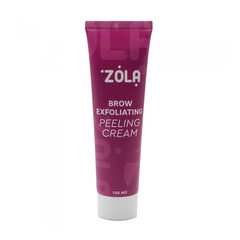 Крем-скатка для бровей ZOLA Brow exfoliating peeling cream, 100 ml