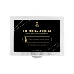 Верхние формы F.O.X Decking Nail form 2.0 современный миндаль, 120 шт