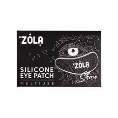 Патчи силиконовые ZOLA многоразовые для глаз (1 пара), черные