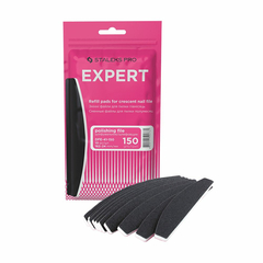 Набор сменных файлов для пилки короткие Staleks Expert 41, 150 грит, на пенной основе, 10 шт