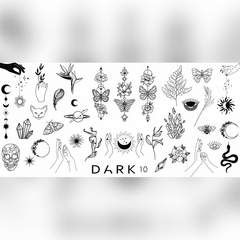 Пластина для стемпинга DARK 10