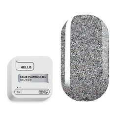Гель-краска HEYLOVE Solid platinum gel Silver, 5 г, Выбор оттенка: Silver