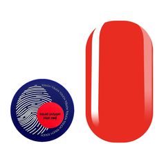 Полігель Touch Neon liquid polygel Hot Red, 15 мл, Вибір об'єму: 15 мл, Вибір відтінку: Hot red