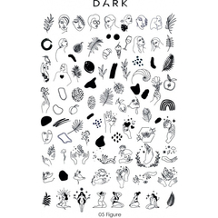 Пластина для стемпинга DARK 05 FIGURE