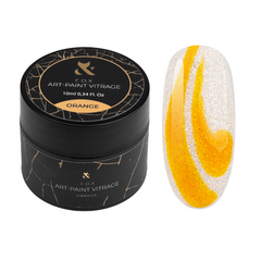 Гель-краска витражная F.O.X Art-paint Vitrage Orange, 10 мл