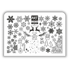 Пластина для стемпинга Art Stamping (Новорічна)