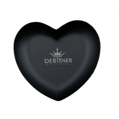 Металлическая подставка для фрез Designer, сердце, черная, Выбор оттенка: №2