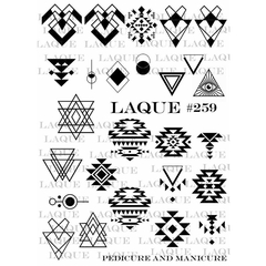 LAQUE слайдер дизайн для ногтей №259 (геометрия)