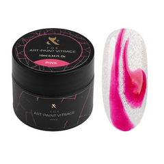 Гель-краска витражная F.O.X Art-paint Vitrage Pink, 10 мл