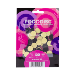 Сменные файлы на мягкой основе для педикюрного диска PODODISC STALEKS PRO S 100 грит (50 шт)