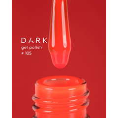 Гель-лак Dark gel polish №105, 6 мл, Вибір об'єму: 6 мл, Колір колекції: №105, призначення