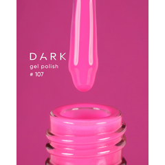Гель-лак Dark gel polish №107, 10 мл, Вибір об'єму: 10 мл, Колір колекції: №107, призначення