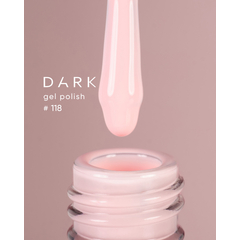 Гель-лак Dark gel polish №118, 6 мл, Вибір об'єму: 6 мл, Колір колекції: №118, призначення