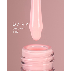 Гель-лак Dark gel polish №119, 10 мл, Вибір об'єму: 10 мл, Колір колекції: №119, призначення
